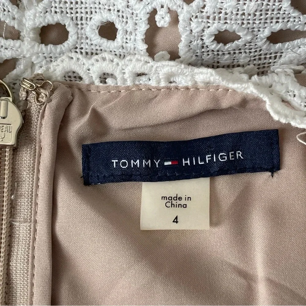 New! Tommy Hilfiger layered lace sleeveless sheath Dress nwt 29056